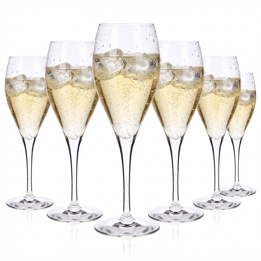 4 bicchieri da champagne Le Cordon Bleu con stelo Bicchieri da champagne 0,27 l