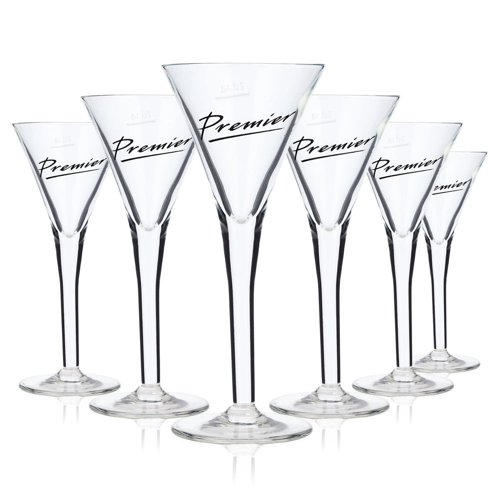 4 bicchieri da liquore Luigi Bormioli da 2 cl, modello Tiziano "Premier", in cristallo (set da 4)
