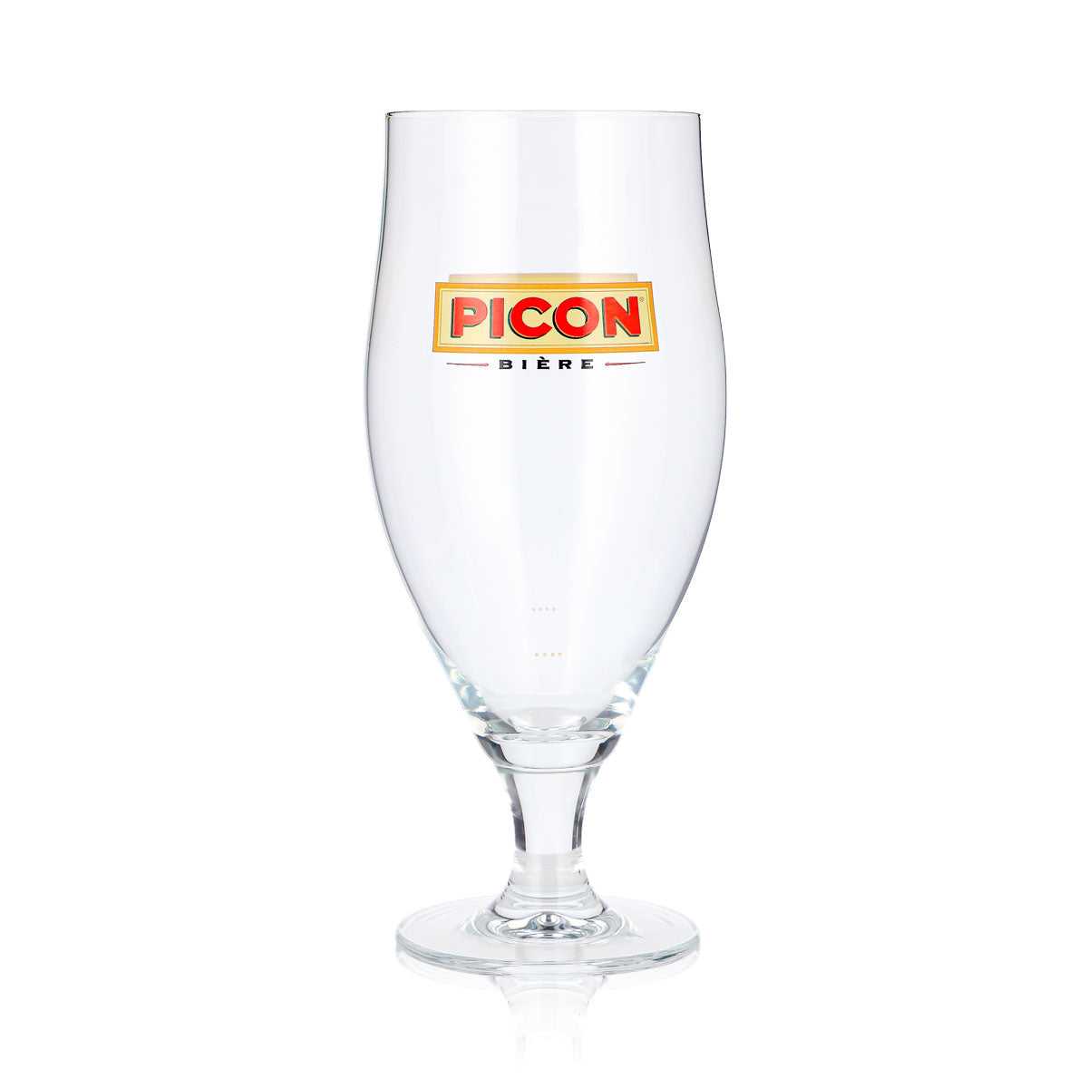 4 bicchieri da birra Picon da 0,63 l, modello a coppa, con logo giallo (set da 4) – Vista 2