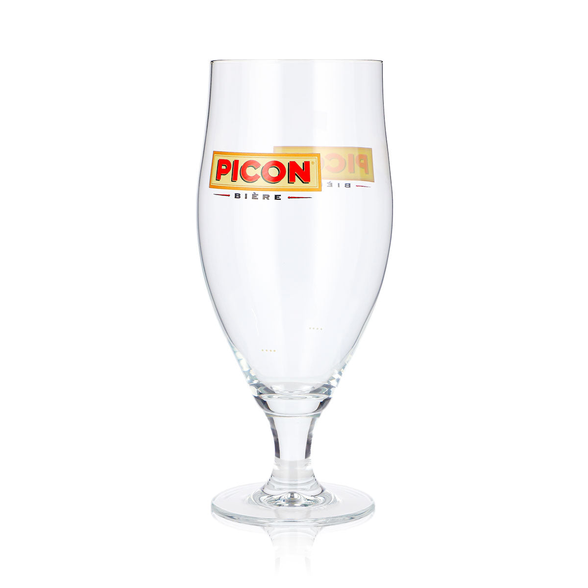 4 bicchieri da birra Picon da 0,63 l, modello a coppa, con logo giallo (set da 4) – Vista 4