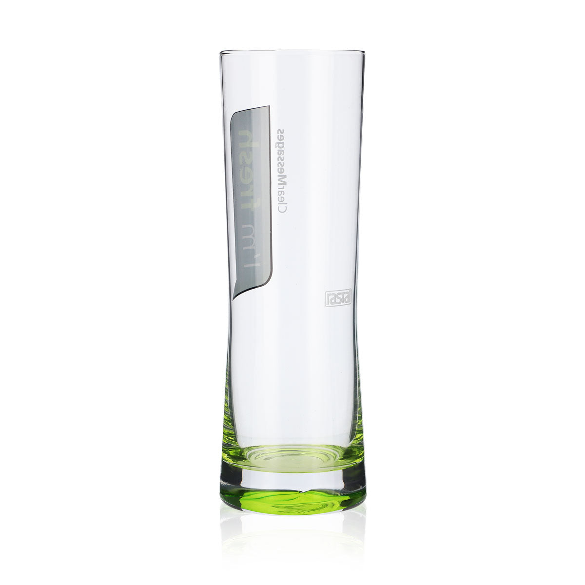 4 bicchieri Rastal in vetro da 0,25 l Bicchiere da long drink di design "I'm Fresh" con fondo verde – Vista 3