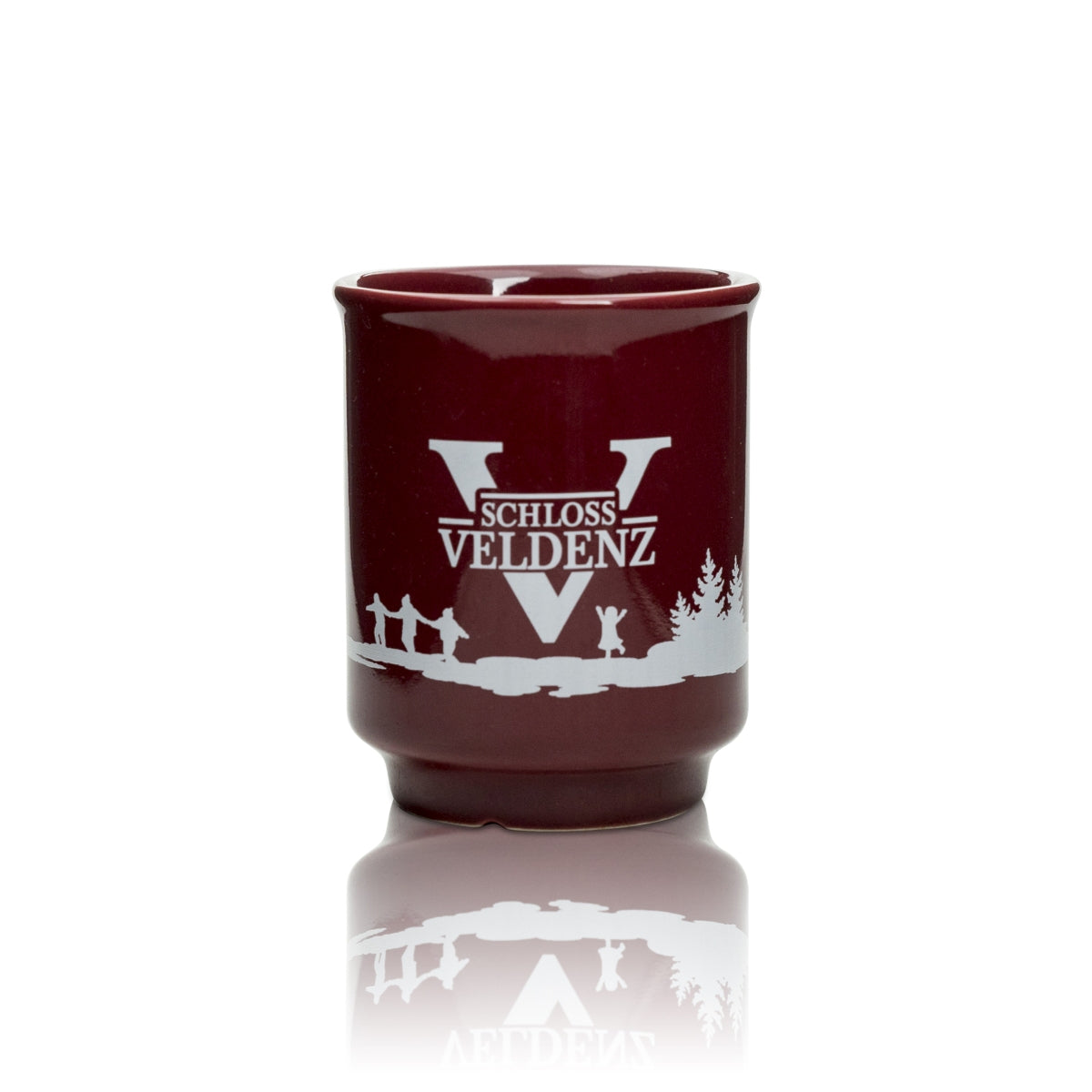 4x tazza con tappo Veldenz 0,2 l per vin brulé, mercatini di Natale, rosso, punch – Vista 2