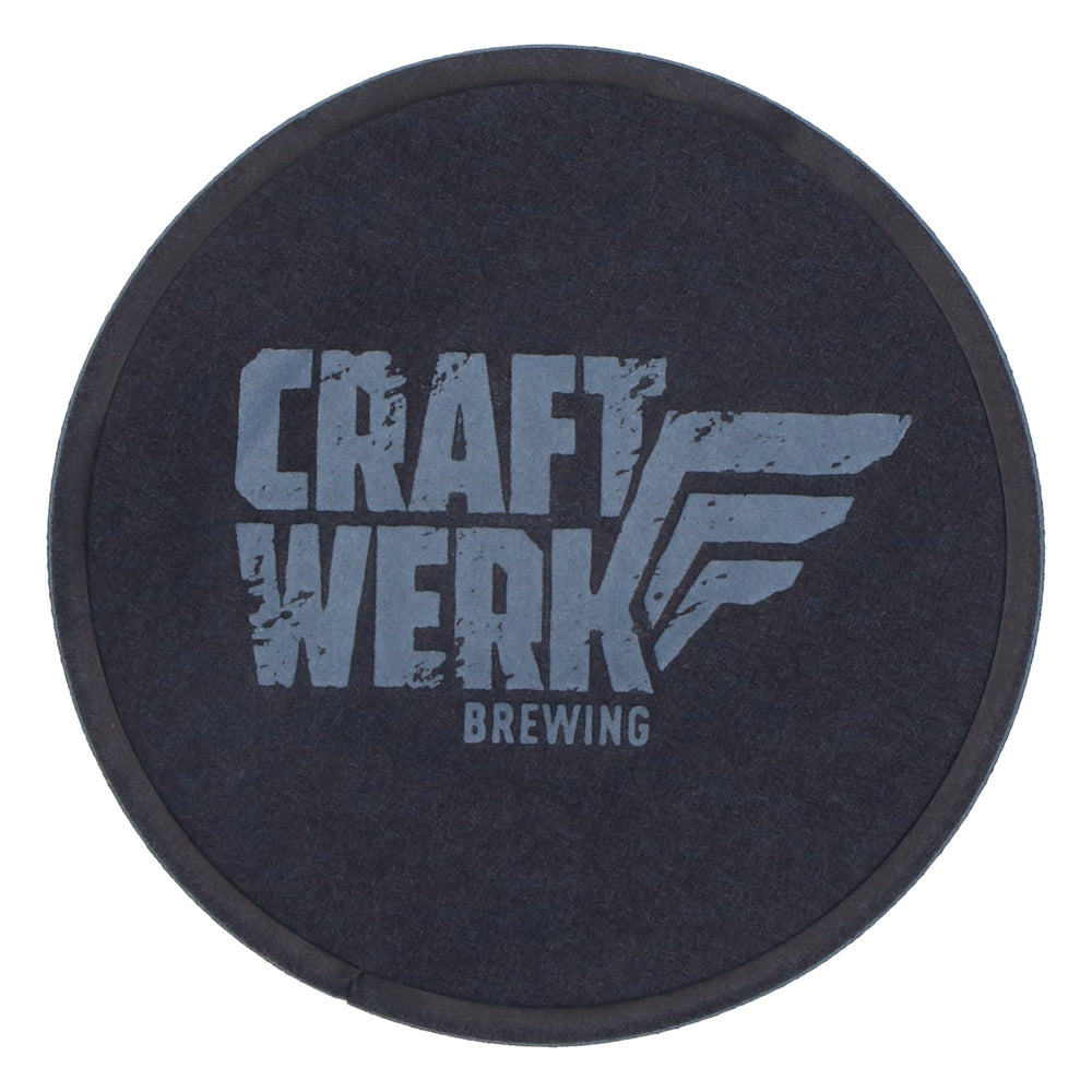 500x Craftwerk Sottobicchieri Sottobicchieri in vetro Nero Rotondo
