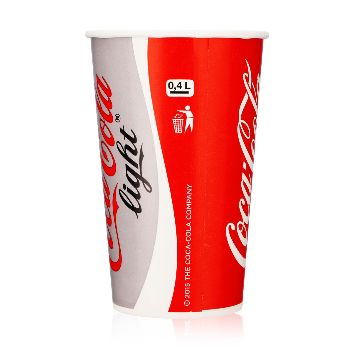 50 bicchieri Coca Cola 0,4 l in vetro monouso Bicchieri da festa Bicchieri celebrativi – Vista 5