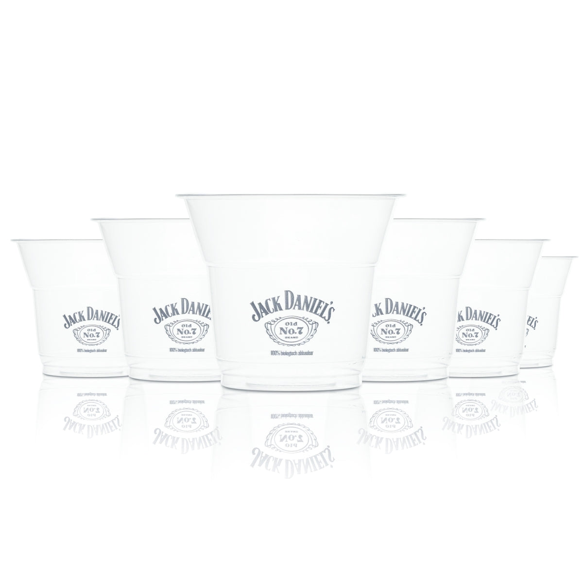 50 bicchieri di plastica Jack Daniels 0,1 l bicchieri monouso bicchieri da shot bicchieri da long drink