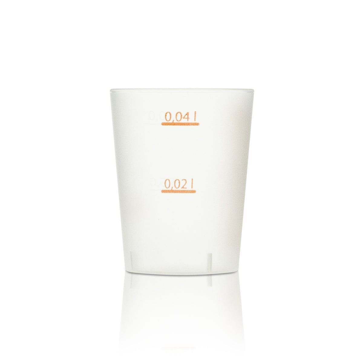 50 bicchierini monouso in plastica Jägermeister da 4 cl per shot, bicchieri da bar – Vista 3