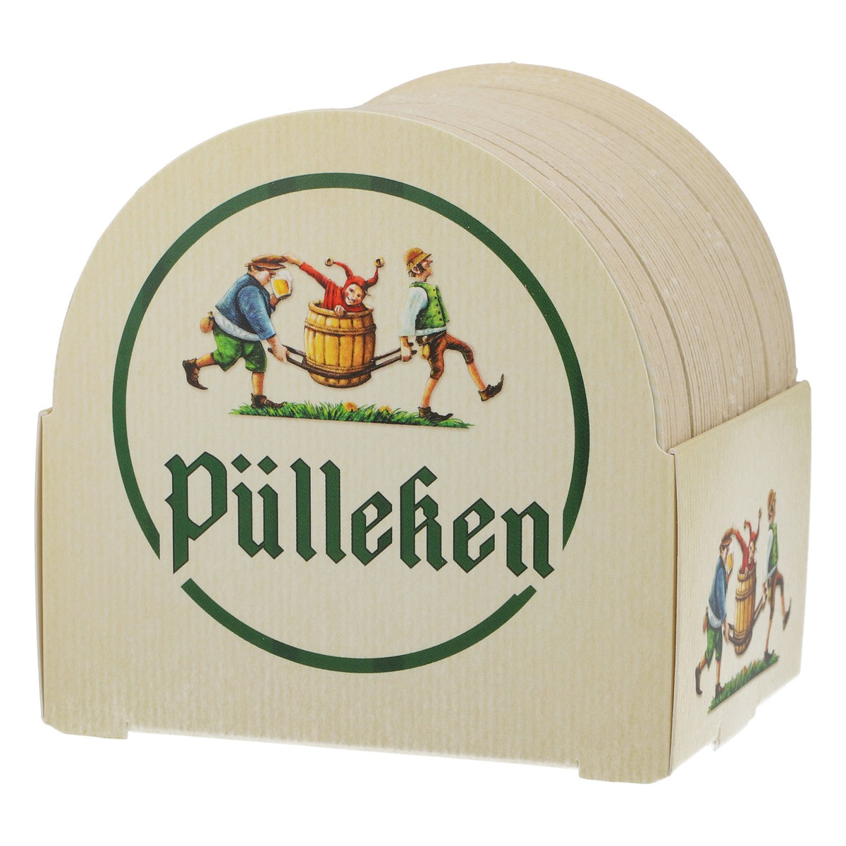 50 sottobicchieri "Pülleken" con motivo a botte - Birra, ristorazione, feste – Vista 2