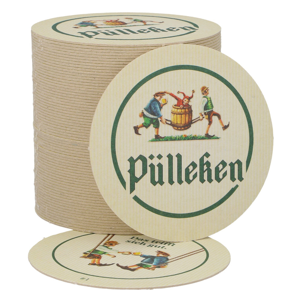 50 sottobicchieri Pülleken "Das trifft sich gut" - Accessori da bar - Sottobicchieri