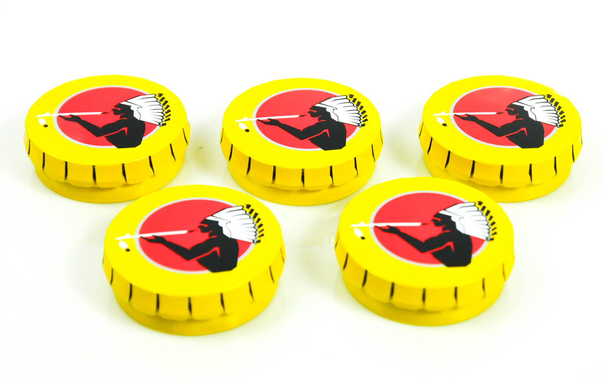 5x American Spirit Sposa per sigarette Sposa da spiaggia Lattina Mini Giallo – Vista 2