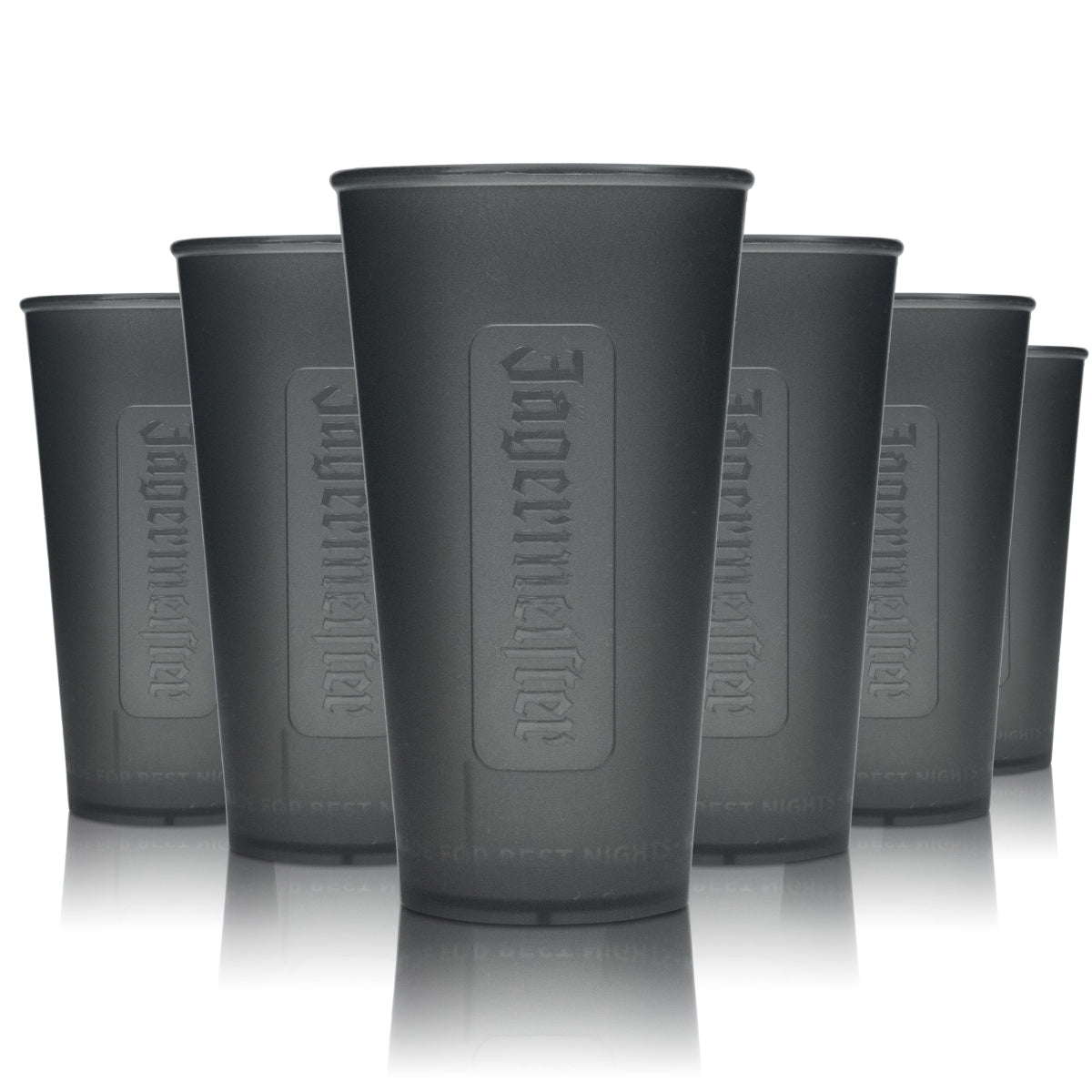 5 bicchieri Jägermeister 0,3 l in plastica rigida riutilizzabile, bicchieri da cocktail long drink