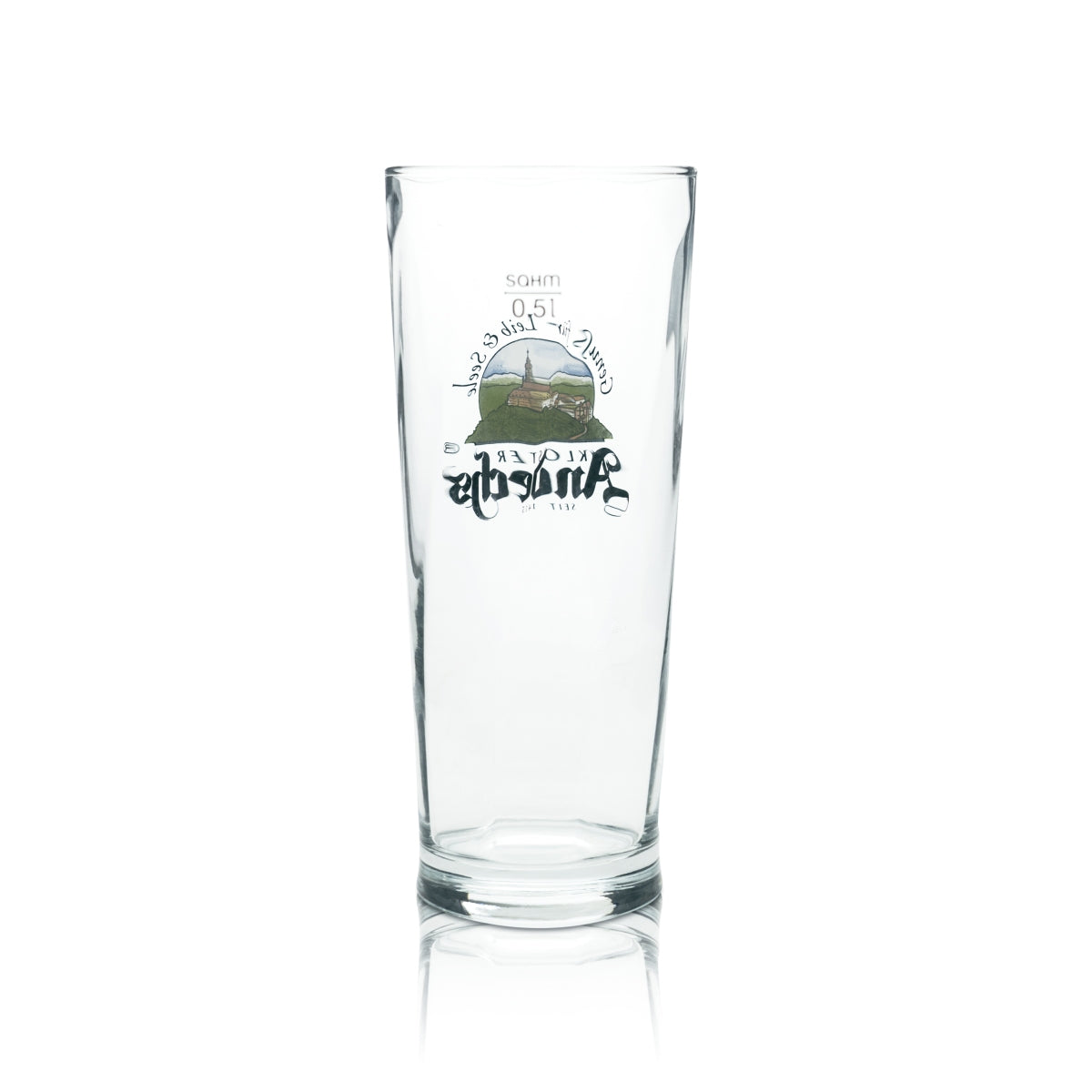 6 bicchieri da birra Andechs 0,5 l con logo Sahm nuovo – Vista 4