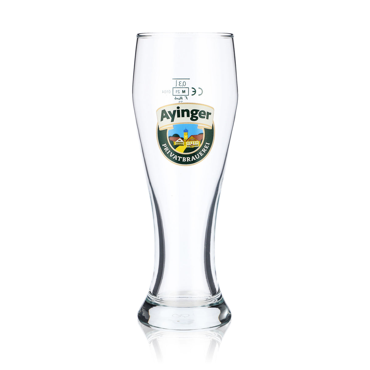 6 bicchieri da birra Ayinger da 0,3 l (bicchiere da birra bianca)    nuovi – Vista 2