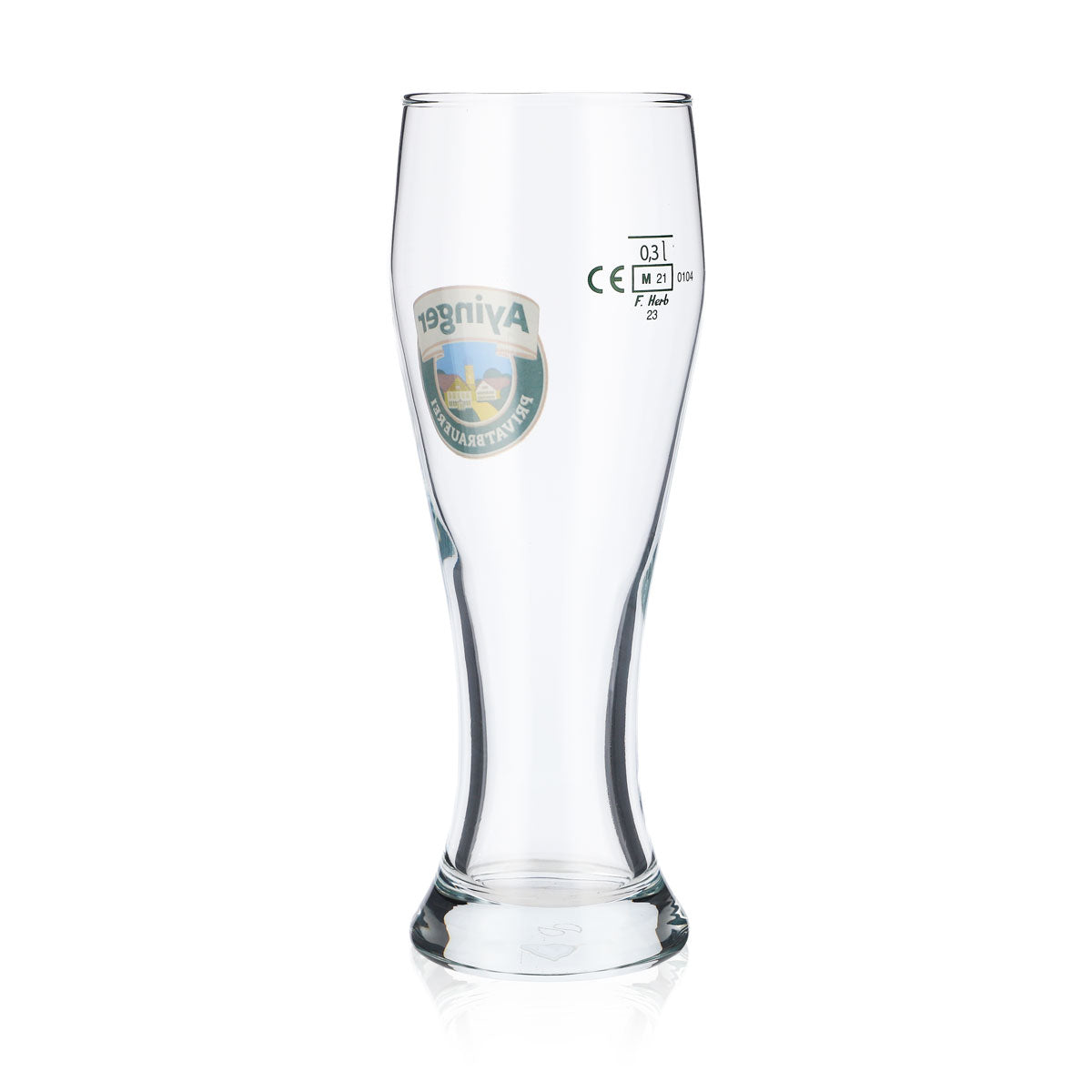 6 bicchieri da birra Ayinger da 0,3 l (bicchiere da birra bianca)    nuovi – Vista 4