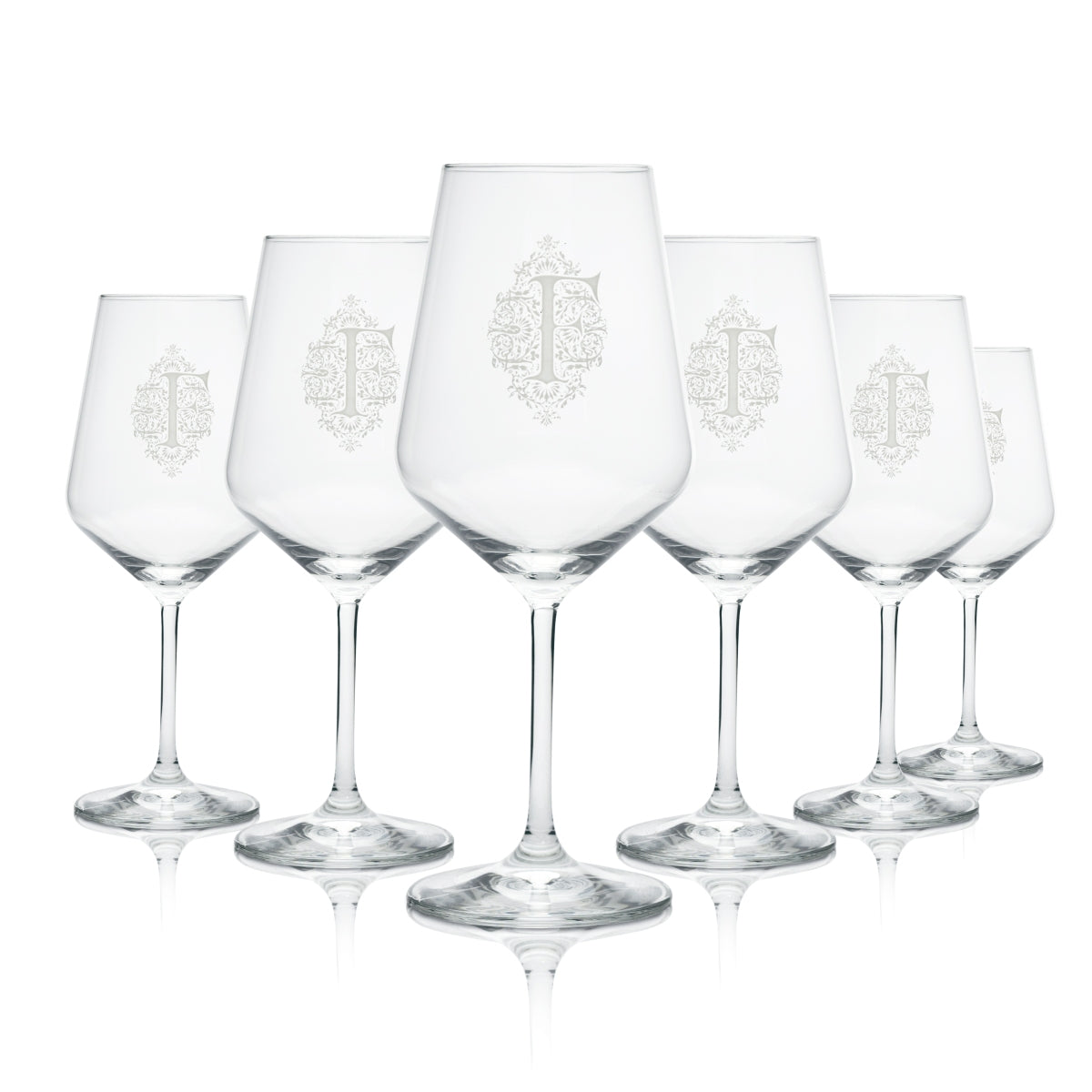 6 bicchieri da vino Ferdinands Bicchiere da vino rosso Harmony 53 Logo in rilievo nuovo