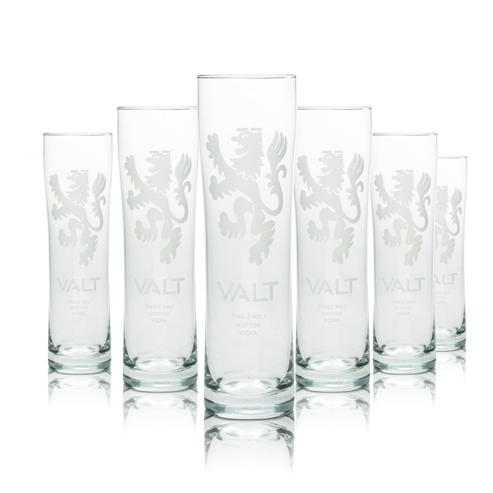6 bicchieri da whisky Valt 0,3 l bicchiere da long drink "Sinus" nuovo