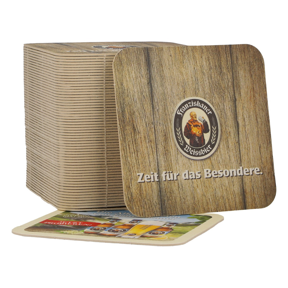 60 sottobicchieri Franziskaner 9,5x9,5 cm "Le bevande analcoliche di Franziskaner"