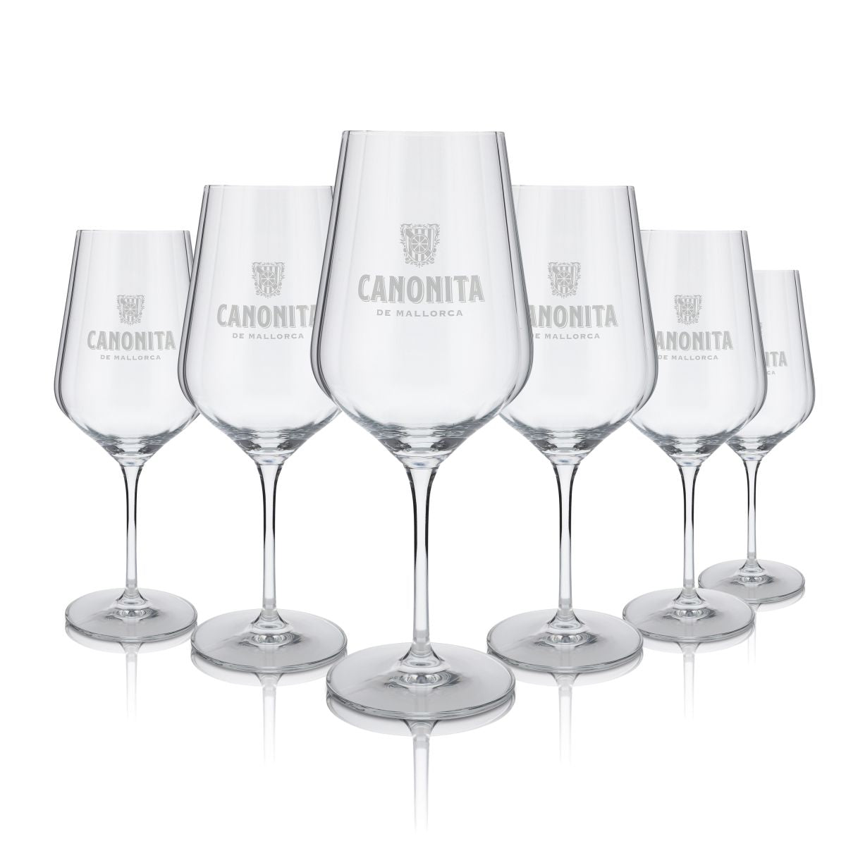 Set di 6 bicchieri Canonita de Mallorca da 0,57 l – Bicchieri con stelo per aperitivi e liquori Spritz – Vista 2