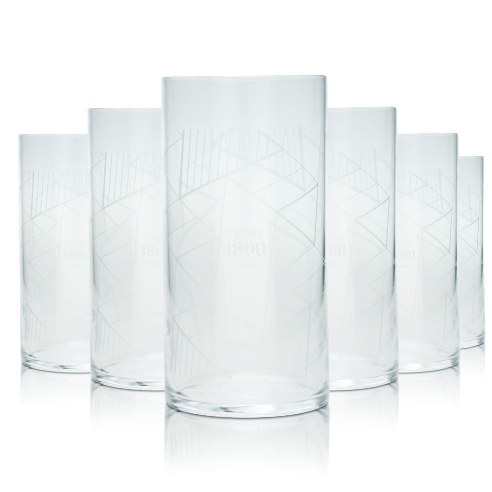 6 bicchieri da tequila 1800 0,375 l bicchieri da long drink set di bicchieri highball di alta qualità aperitivo