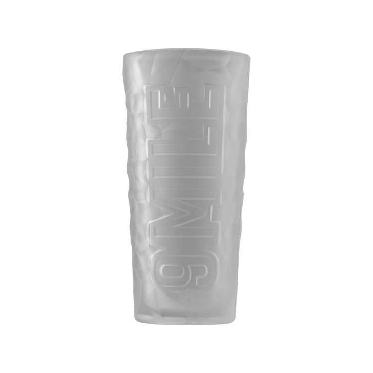 6 bicchieri da vodka 9 Mile 0,3 l Longdrink High Frosted Relief impilabili con bordo rialzato