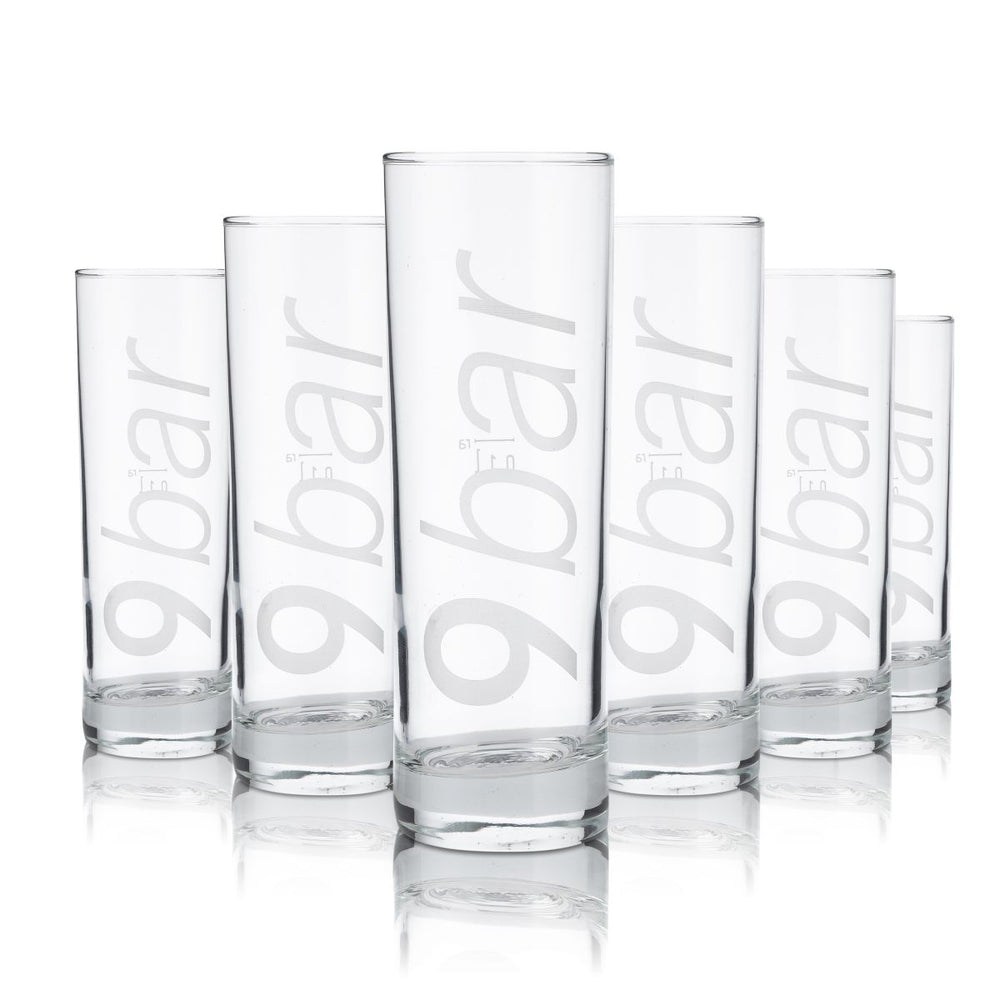 6x bicchieri da cocktail 9 bar 0,22 l bicchieri da long drink bicchieri da aperitivo set per ristorazione calibrati