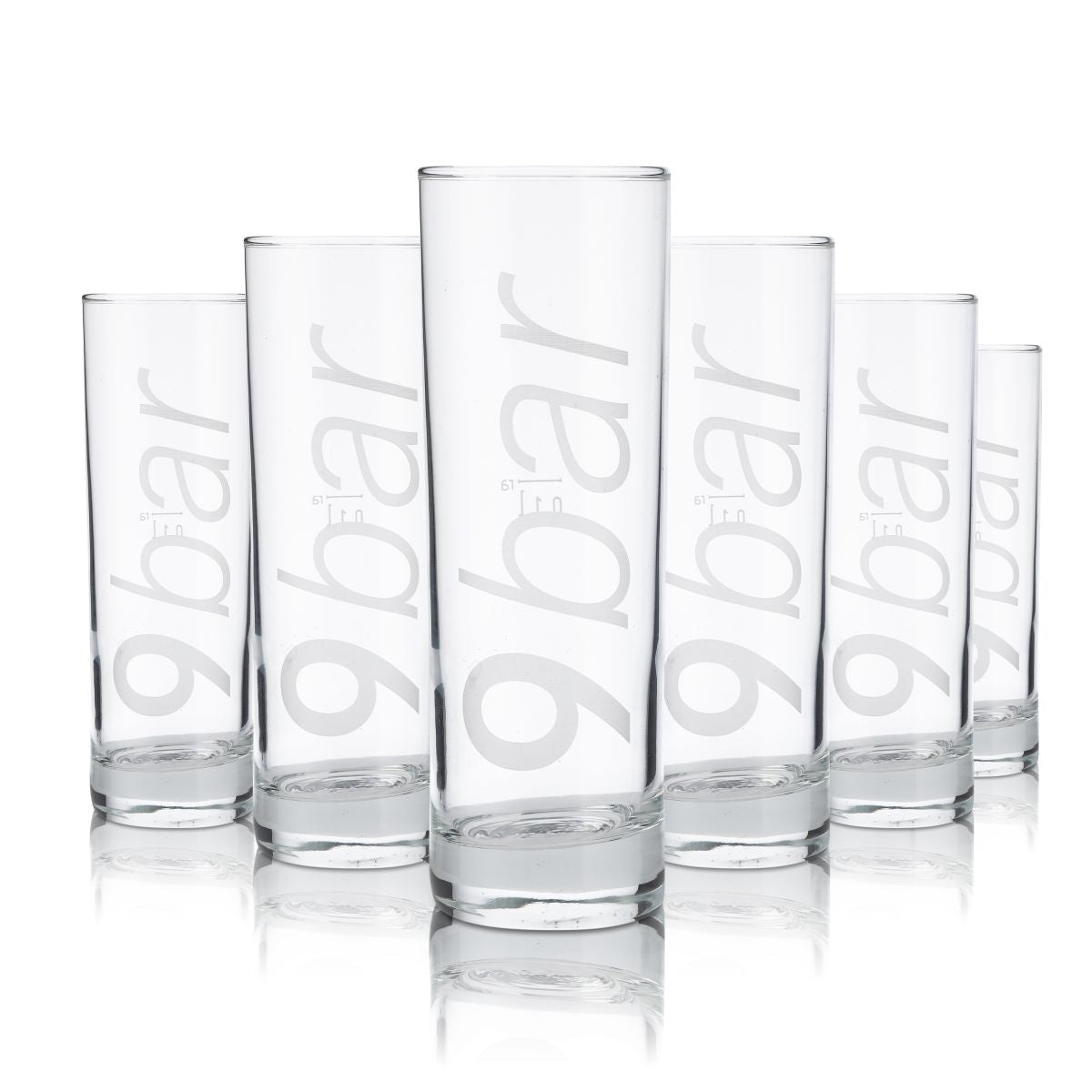 6x bicchieri da cocktail 9 bar 0,22 l bicchieri da long drink bicchieri da aperitivo set per ristorazione calibrati
