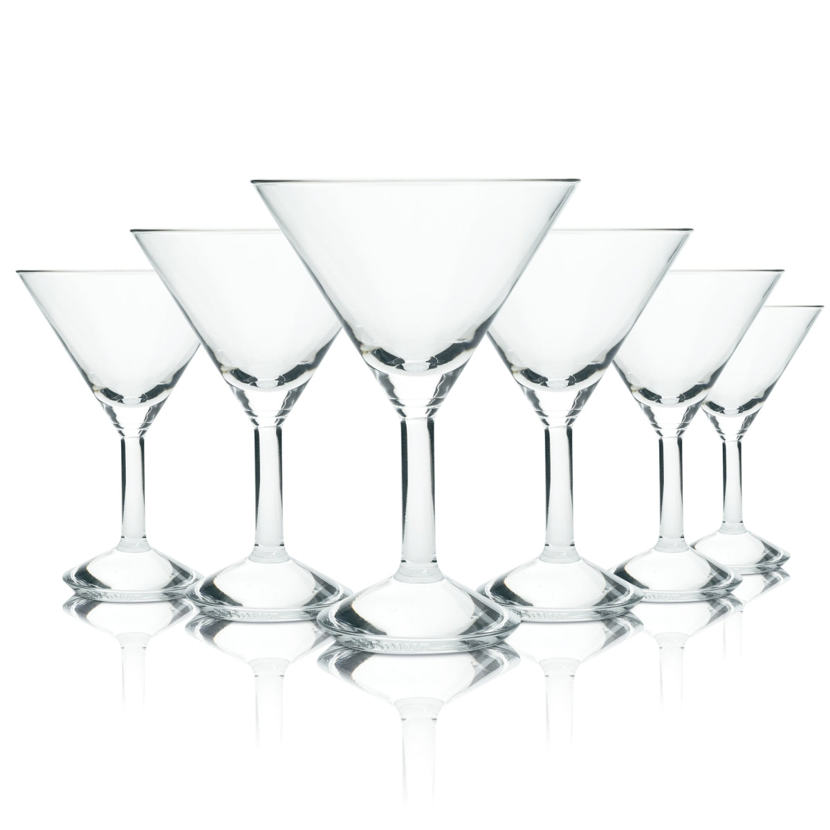 6 bicchieri da aperitivo Martini in vetro Absolut da 0,16 l per vodka, long drink e bar