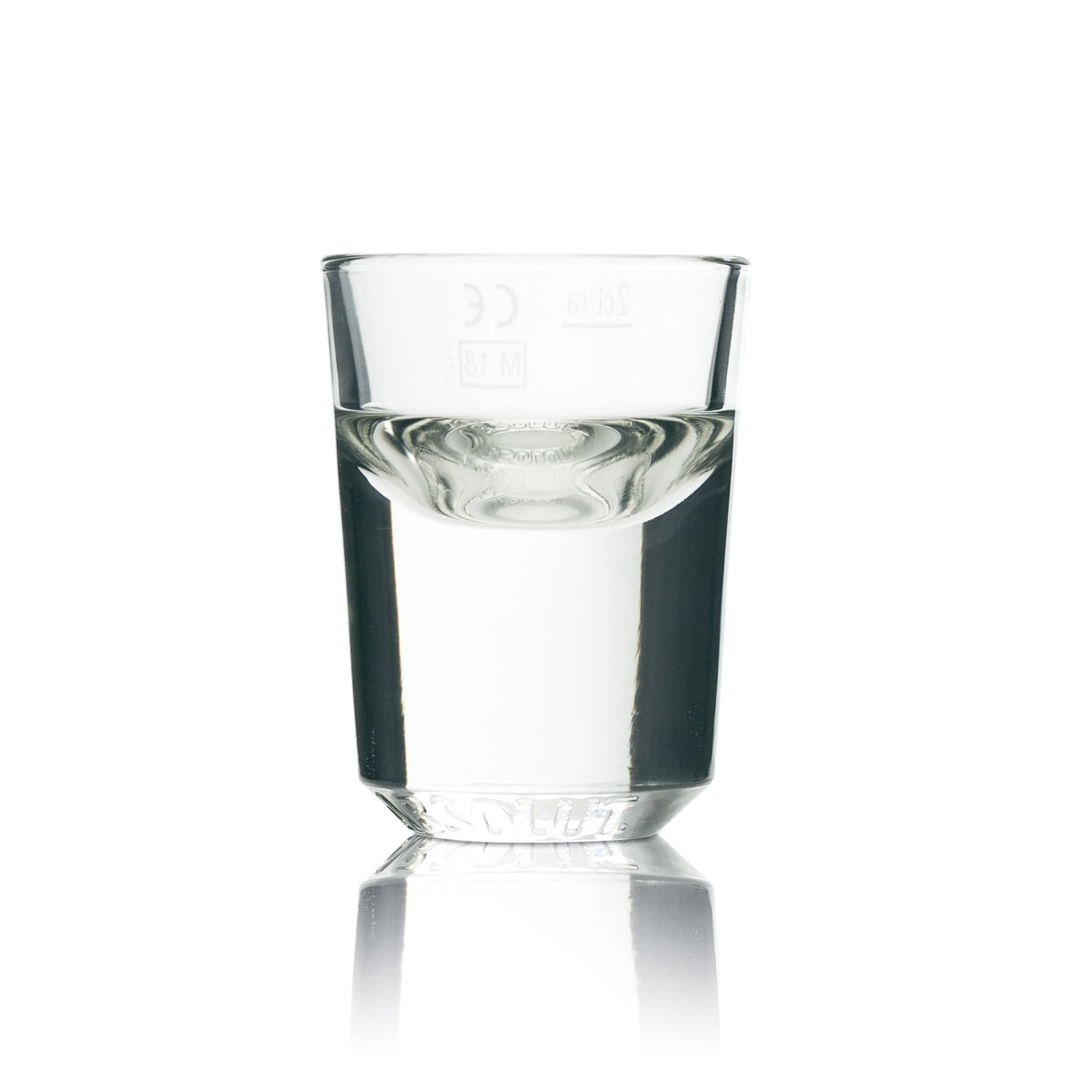 6 bicchierini Absolut Shot 2 cl bicchierini da liquore Vodka Gastro calibrati Bar – Vista 2