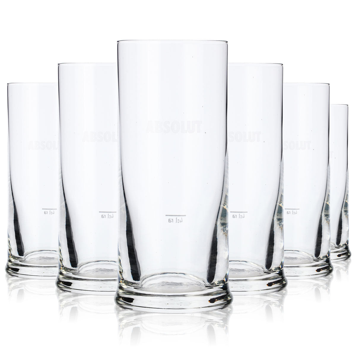 6 bicchieri da long drink Absolut Vodka 0,2 l, tumbler con fondo largo Rastal – Vista 5