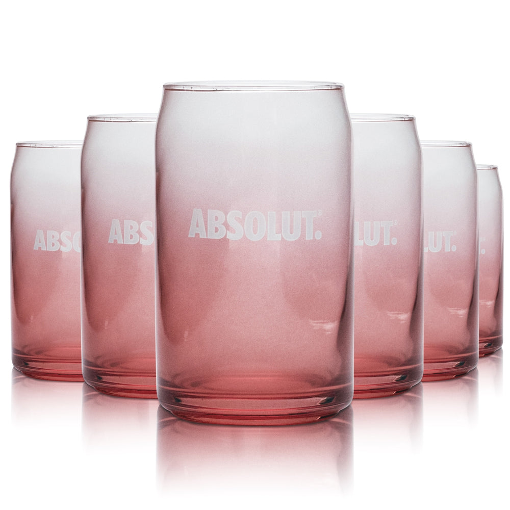 6 bicchieri Absolut Vodka 0,3 l Sensations PINK ROSSO Bicchieri da long drink Gastro