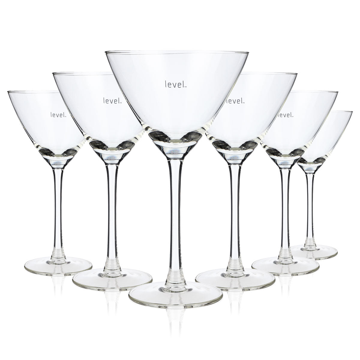 6 bicchieri da cocktail Absolut Vodka Bicchieri con stelo Coppa Level – Vista 6