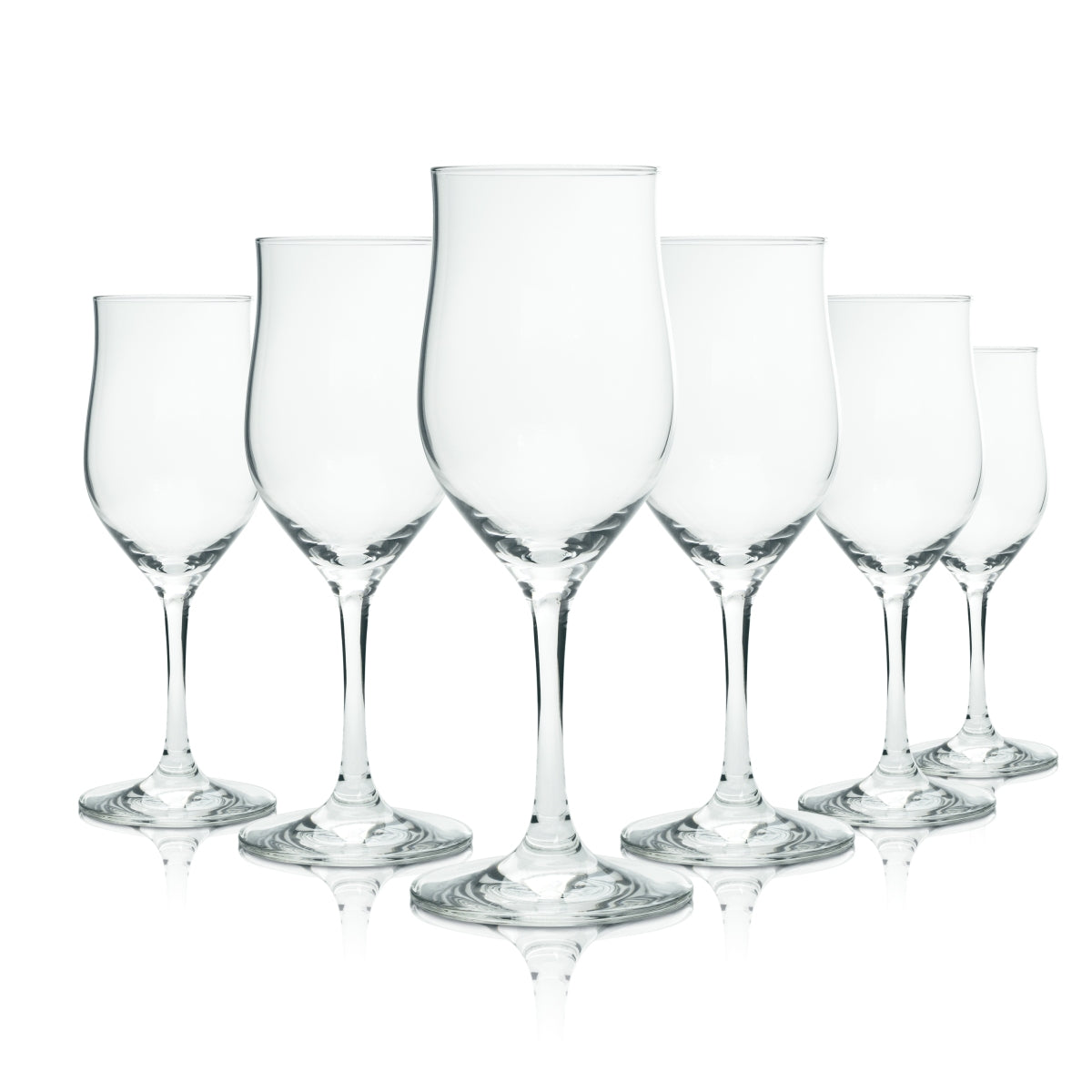6 bicchieri Adelholzener 0,12 l flûte calice bicchieri acqua minerale sorgente acqua frizzante Bay