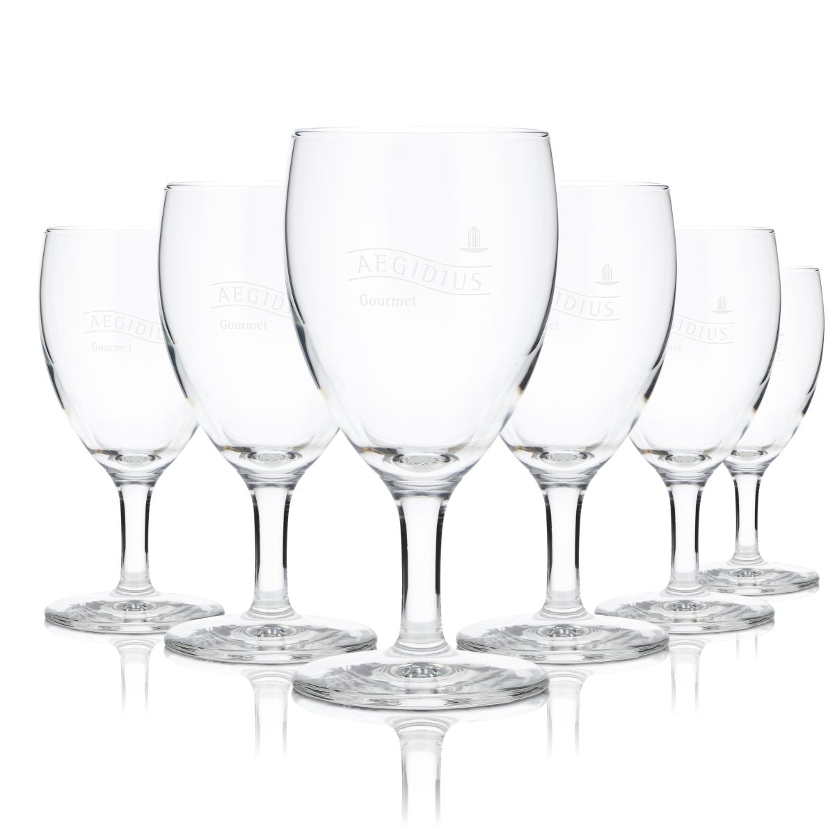 6 bicchieri Aegidius da 0,18 l per acqua minerale, set da ristorante, per bevande gassate