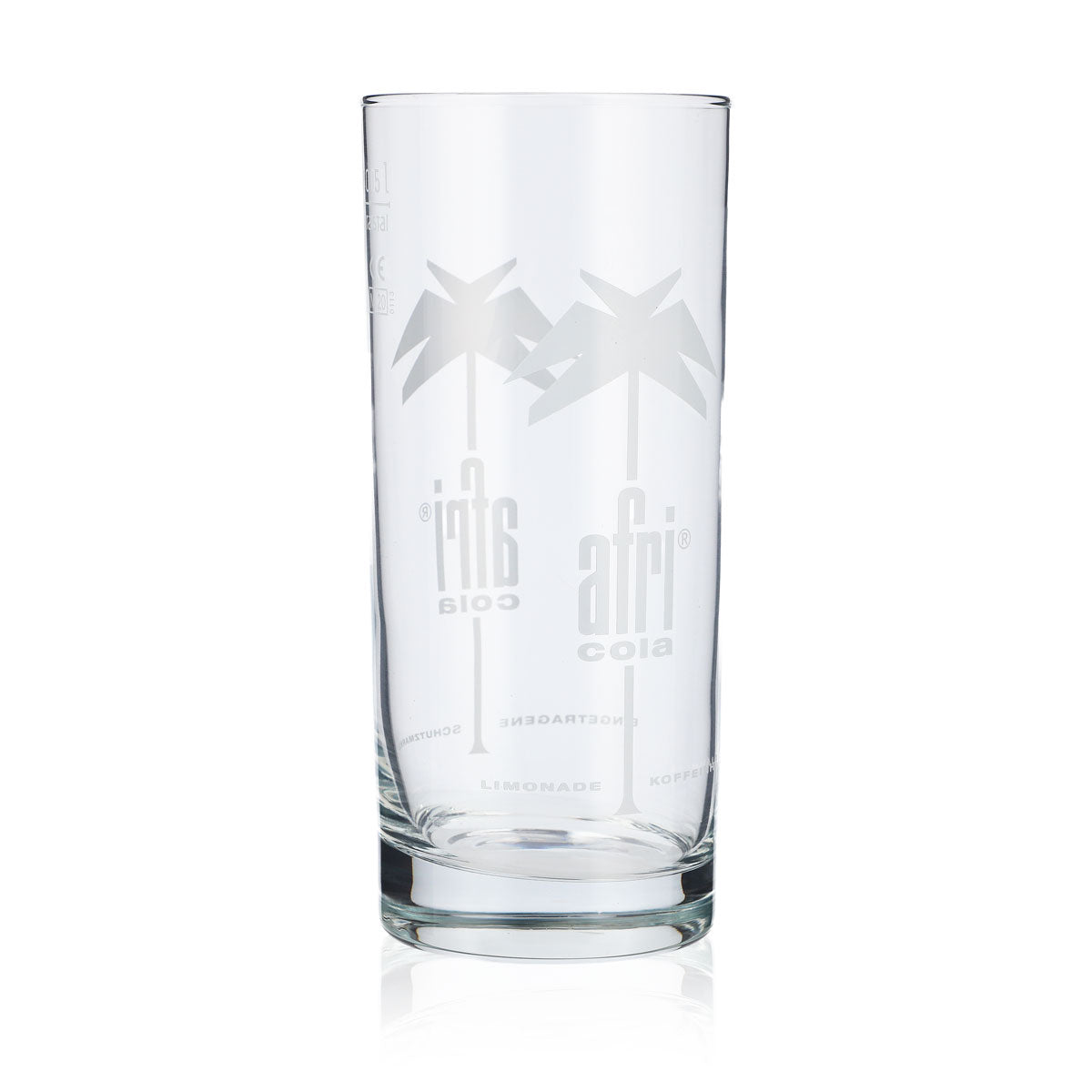 6x Afri Cola Softdrink Bicchiere 0,5l Bicchieri da cola Bicchiere da limonata Logo bianco – Vista 3