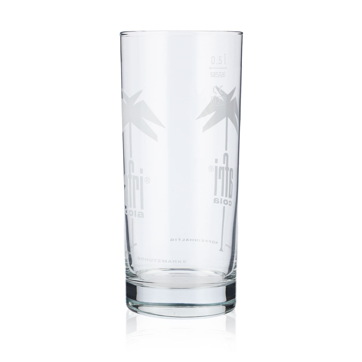 6x Afri Cola Softdrink Bicchiere 0,5l Bicchieri da cola Bicchiere da limonata Logo bianco – Vista 6