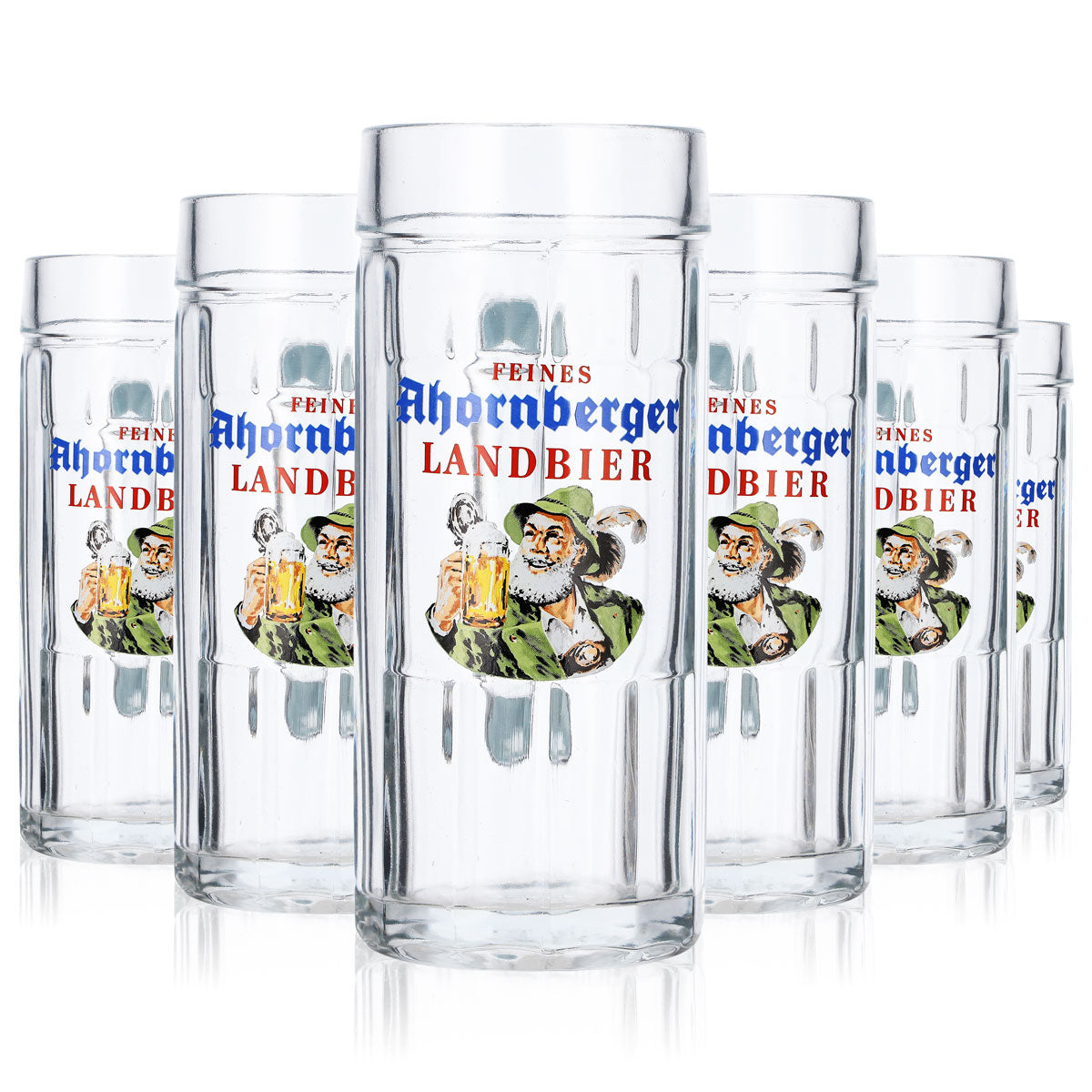 6 bicchieri da birra Ahornberger Seidel 0,25 l boccale birra rustica Rastal Falkenstein – Vista 7