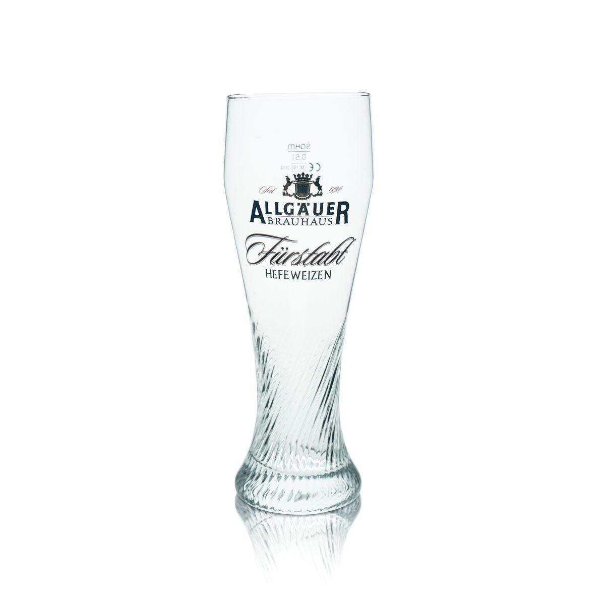 6 bicchieri da birra bianca Allgäuer Brauhaus da 0,5 l Bicchieri da birra Hefeweizen Birrificio Fürstadt – Vista 2