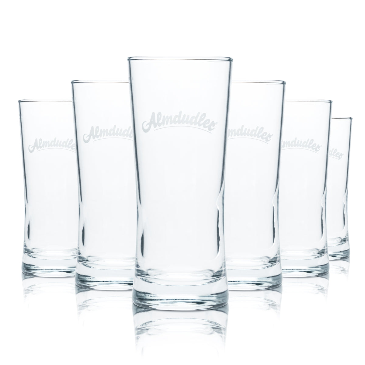 6 bicchieri Almdudler da 0,25 l, bibita analcolica, bicchieri da ristorazione, Austria, après-ski