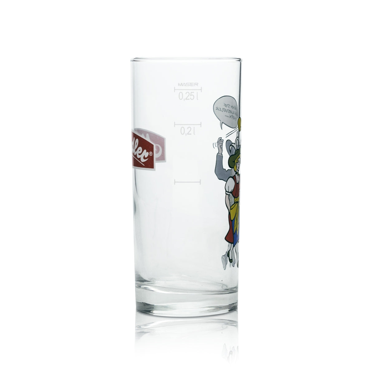 6x Almdudler bicchiere long drink 0,25 l Mäser Alm Alpen Sammler bicchiere retrò – Vista 4