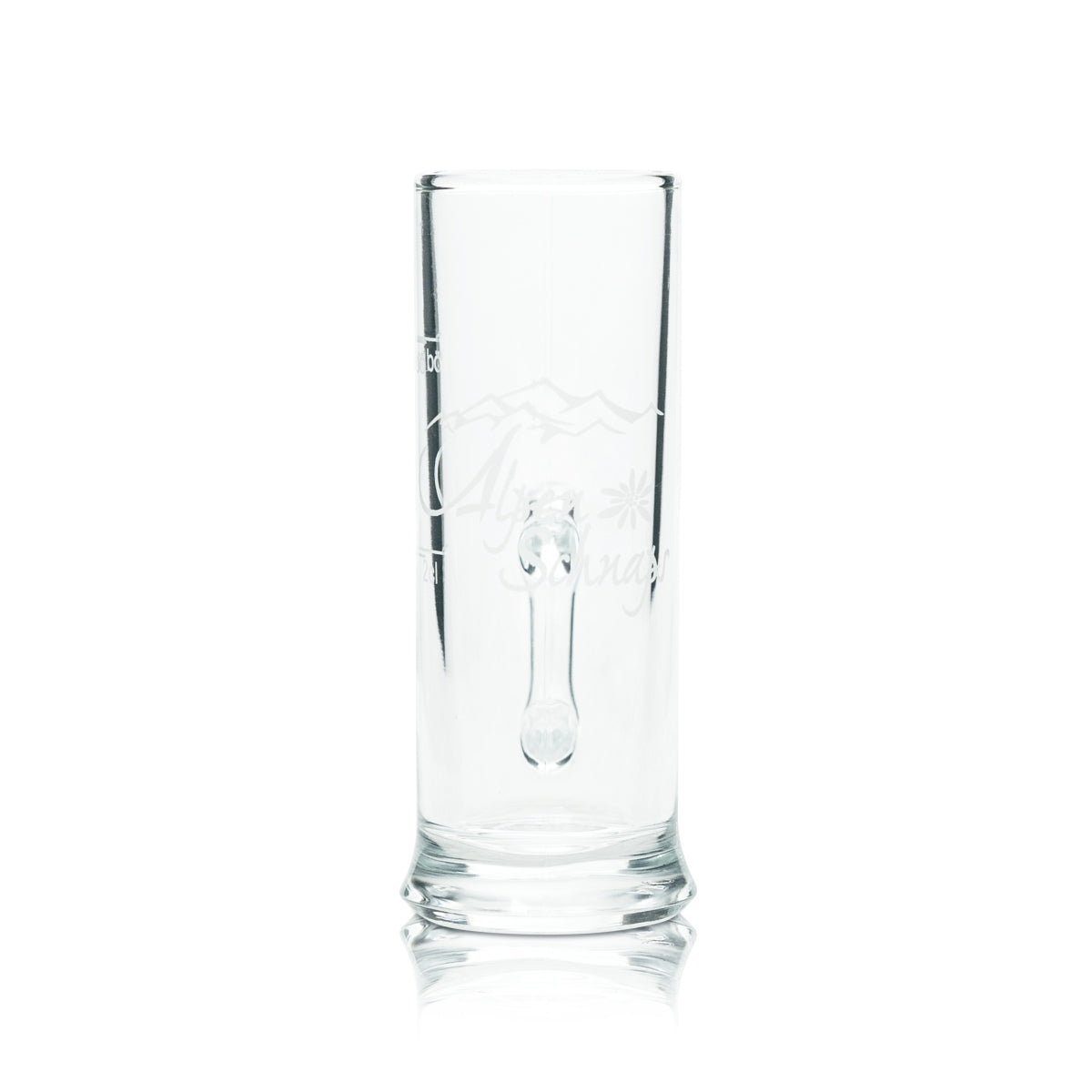 6x Grappa alpina Steinbeisser Shot Bicchiere 4 cl Mini boccale Elegante bicchiere con manico – Vista 2