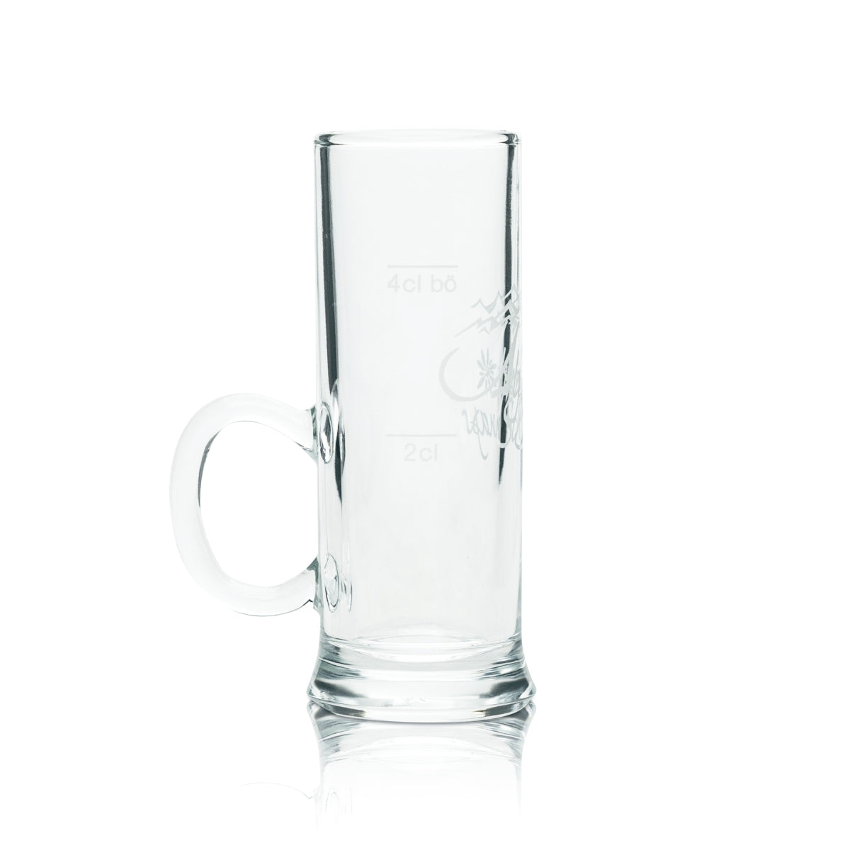 6x Grappa alpina Steinbeisser Shot Bicchiere 4 cl Mini boccale Elegante bicchiere con manico – Vista 3