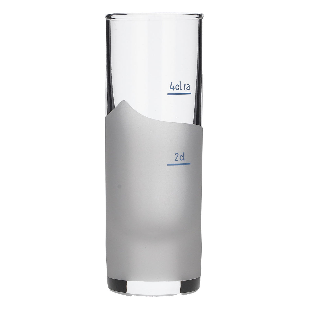 set di 6 bicchierini Alpha Noble in vetro da 4 cl, corti, satinati, per superalcolici, vodka – Vista 2