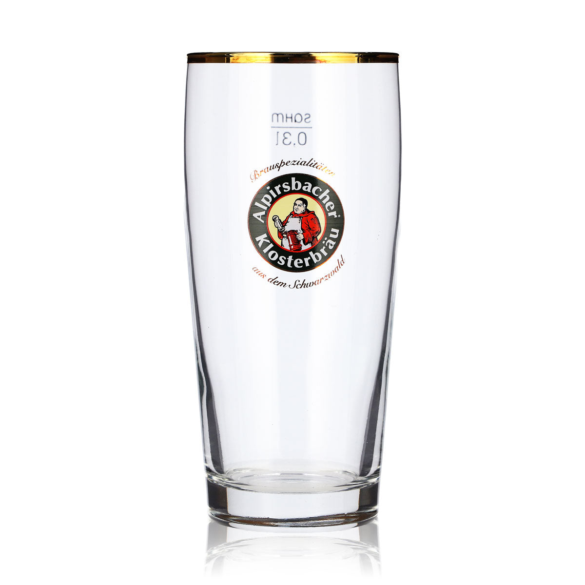 6 bicchieri da birra Alpirsbacher da 0,3 l con bordo dorato, bicchieri da birra Sahm e boccali da birra – Vista 2