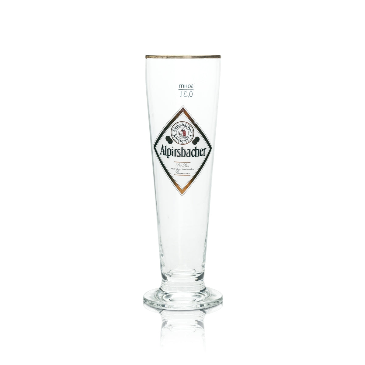 6 bicchieri da birra Alpirsbacher da 0,3 l, forma a tulipano, serie Siena Pils, birrificio Kloster – Vista 2