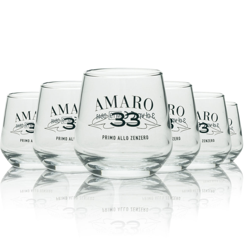 6 bicchierini da liquore Amaro Primo allo zenzero 3 cl