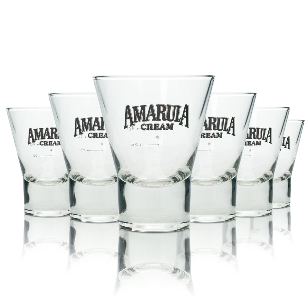 6x Amarula Cream Bicchieri da liquore 0,1 l Bicchieri tumbler Grappa 2 cl 4 cl Cocktail pesante
