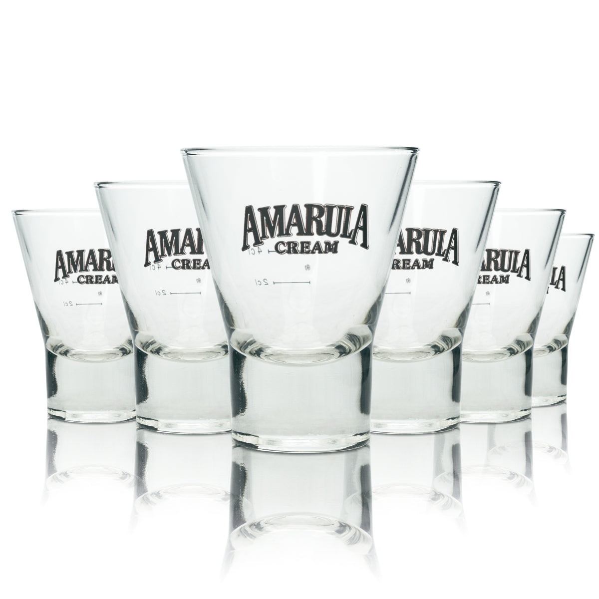 6x Amarula Cream Bicchieri da liquore 0,1 l Bicchieri tumbler Grappa 2 cl 4 cl Cocktail pesante