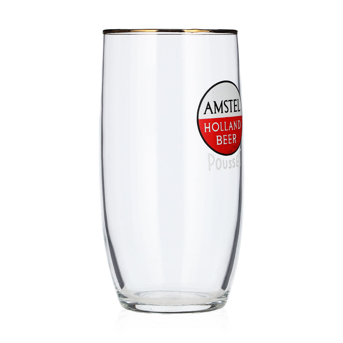 6 bicchieri da birra Amstel da 0,29 l con bordo dorato, modello Willibecher Seidel (set da 6) – Vista 3
