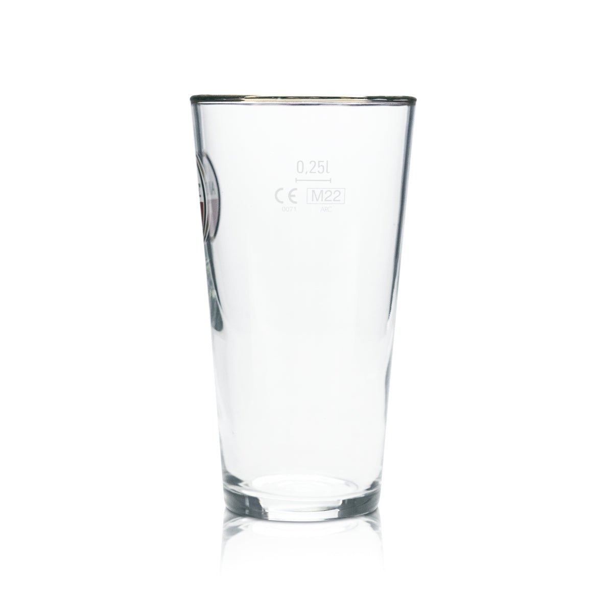 6 bicchieri Amstel da 0,25 l con bordo dorato, bicchieri da bar, pub, birreria, tazza da birra – Vista 3