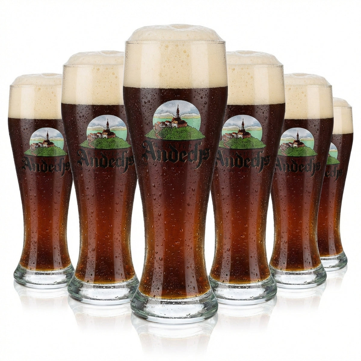 6 bicchieri da birra Andechs da 0,3 l Bicchieri da birra Bicchieri da birra bianca Bicchieri da birra bianca