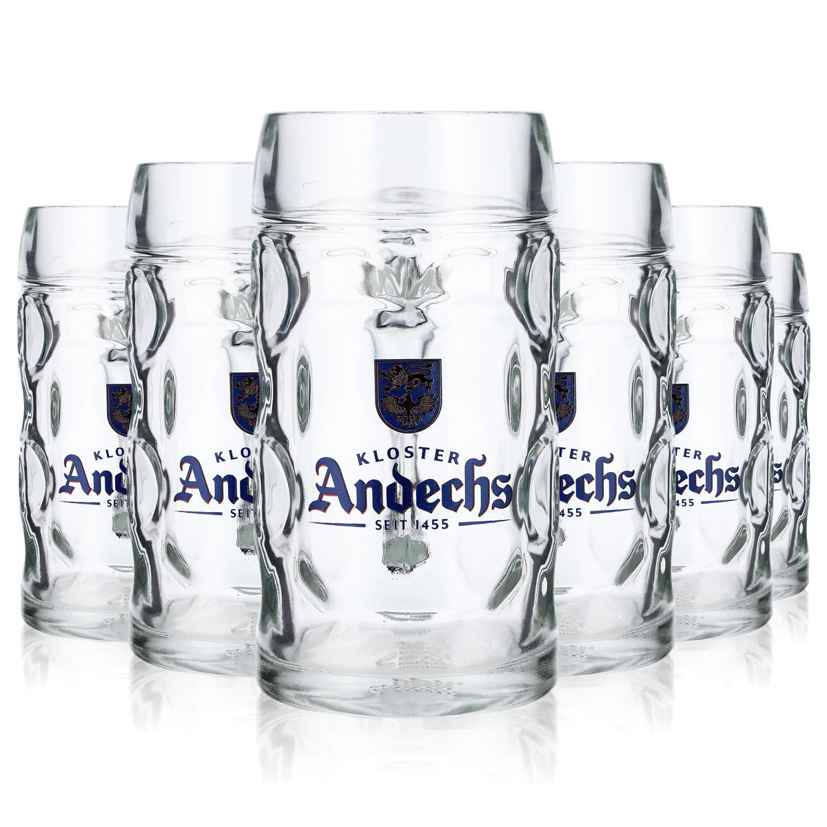 6 bicchieri da birra Andechs da 0,5 l, boccale da birra, boccale da birra – Vista 7